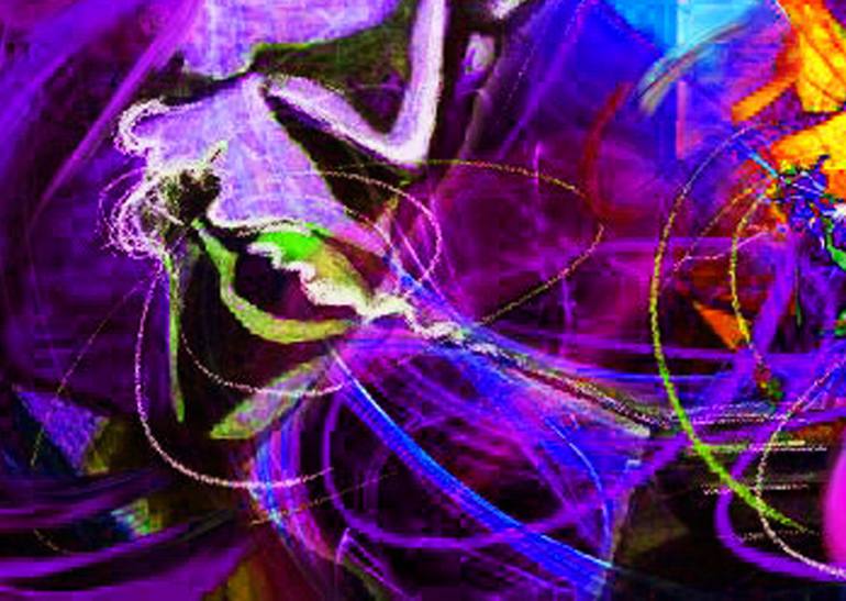 Original Conceptual Music Painting by Barry Boobis