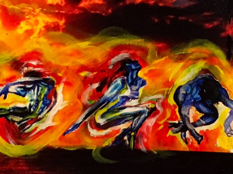 Original Figurative Performing Arts Painting by Barry Boobis