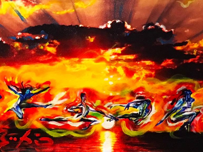 Original Figurative Performing Arts Painting by Barry Boobis