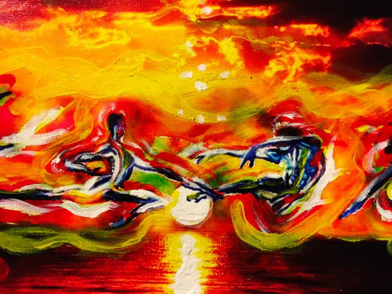 Original Figurative Performing Arts Painting by Barry Boobis