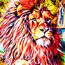 "Lion of Judah," symbol of the Rasta, inspired by Bob Marley...A PANORAMIC PAINTING of the Reggae icon in his natural habitat, the JAMAICAN LEONINE COUNTRYSIDE..the land that he loved and represented.."Get up, stand up for your rights..get up, stand up..DON'T GIVE UP THE FIGHT!!!"