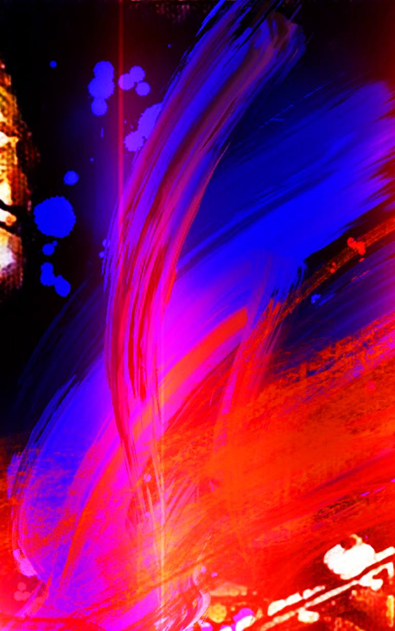 Original Abstract Expressionism Music Painting by Barry Boobis