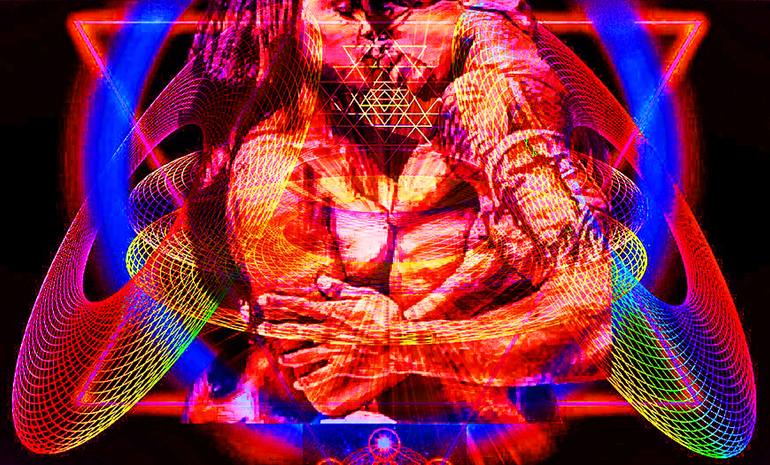 Original Conceptual Love Painting by Barry Boobis