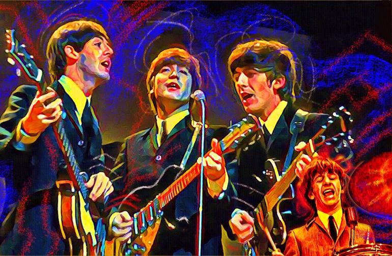 Original Pop Art Performing Arts Paintings by Barry Boobis