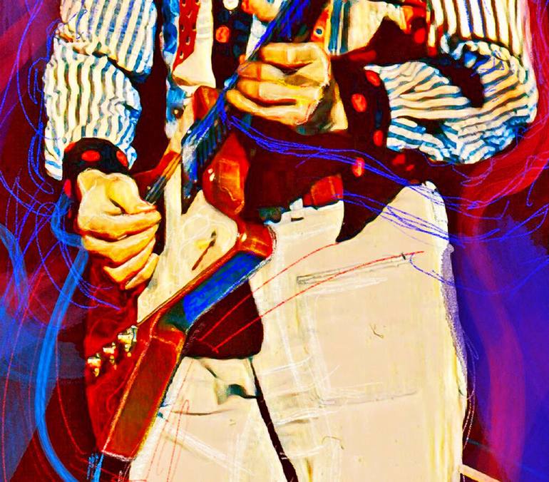 Original Pop Art Music Painting by Barry Boobis