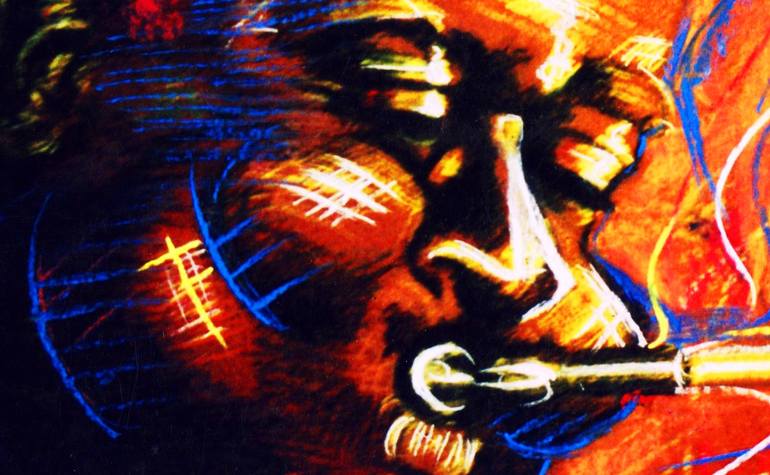 Original Expressionism Music Painting by Barry Boobis