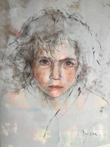 Original Figurative Children Paintings by Veronica Byers