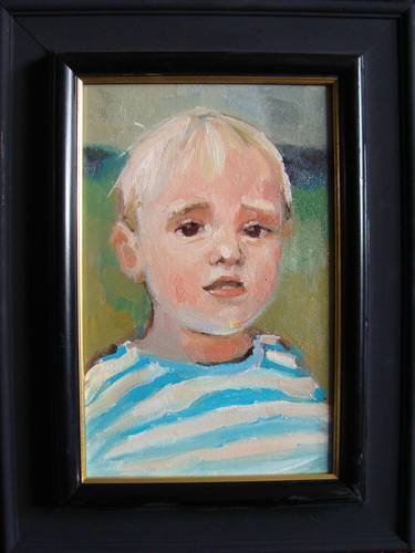 Print of Portraiture Children Paintings by Anna Wojciechowska