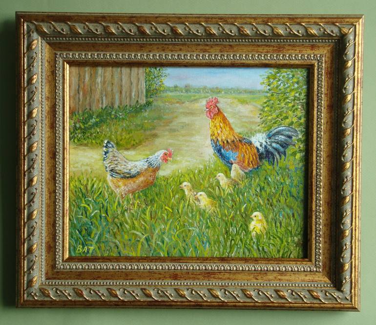 Original Realism Animal Painting by Vladimir Tishchenko