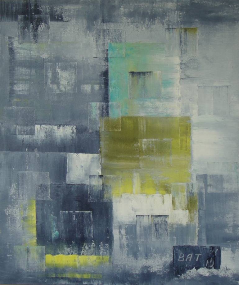 URBAN ABSTRACTION Painting by Vladimir Tishchenko Saatchi Art
