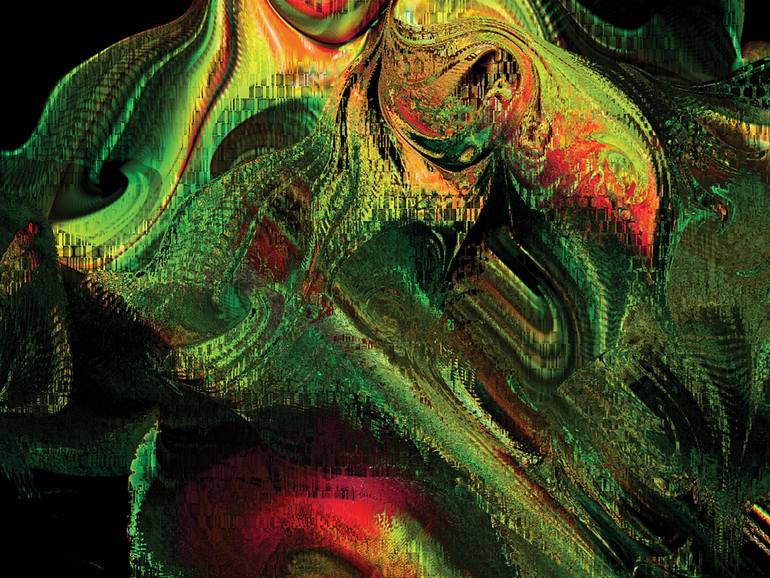 Original Contemporary Abstract Digital by Javier Diaz