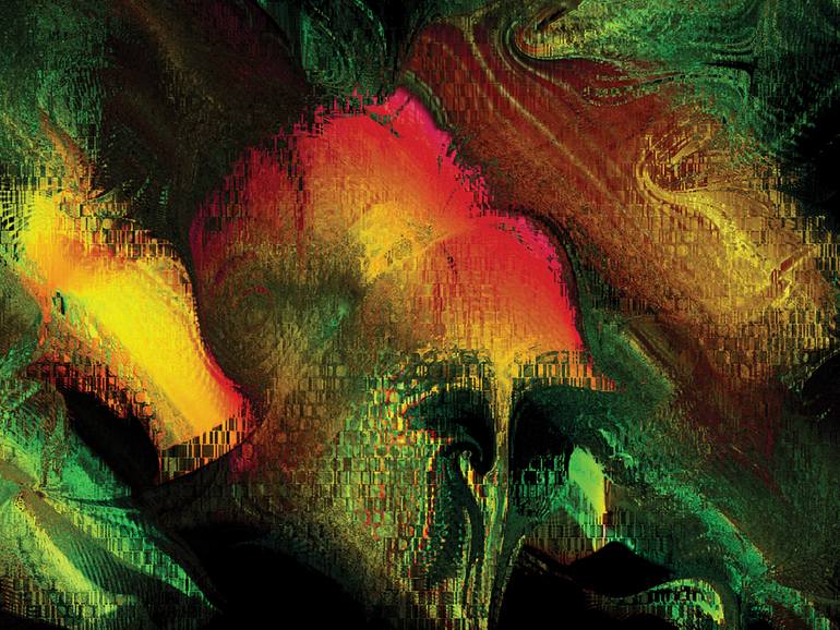 Original Contemporary Abstract Digital by Javier Diaz