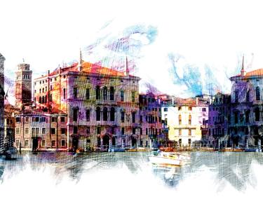 Maromas, Canales de Venecia/XL large original artwork thumb