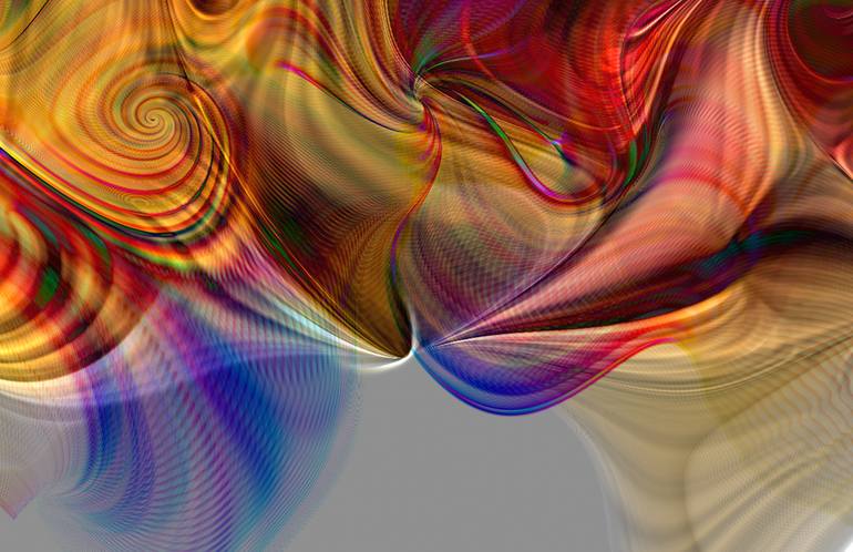 Original Modern Abstract Digital by Javier Diaz