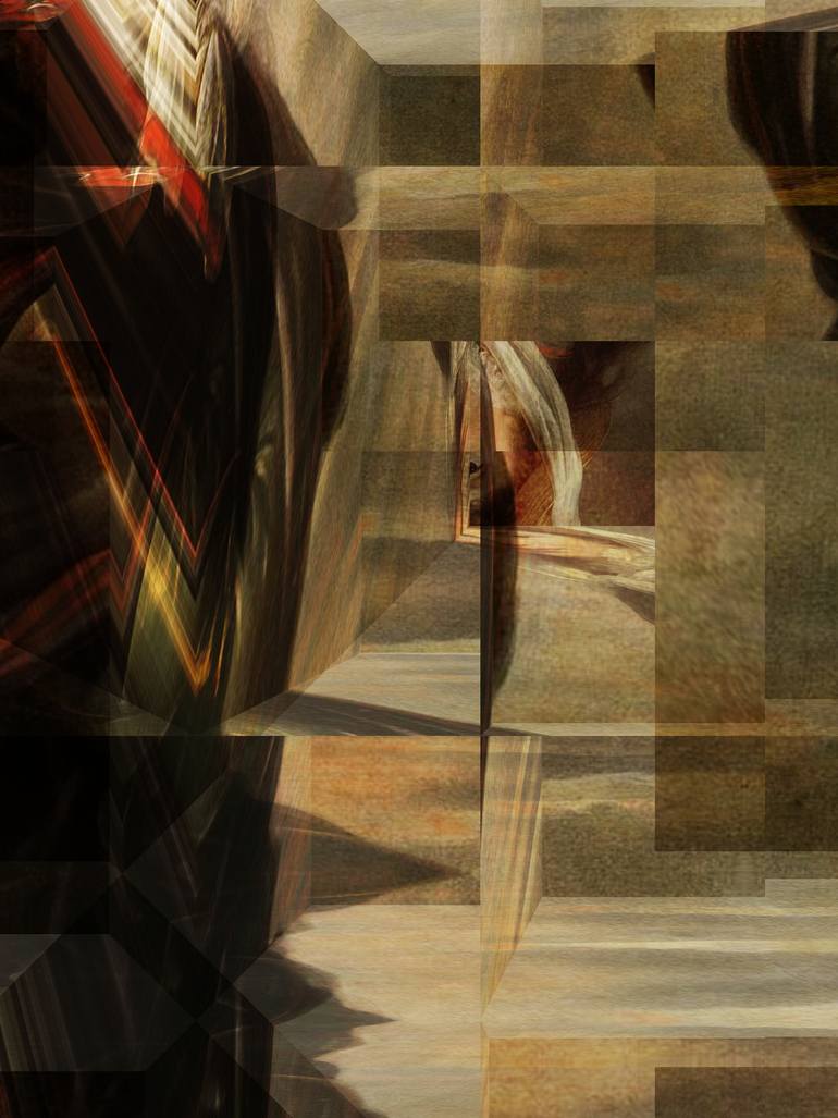 Original Contemporary People Digital by Javier Diaz