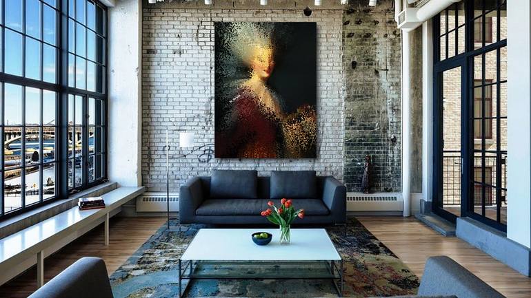 Original Abstract People Digital by Javier Diaz