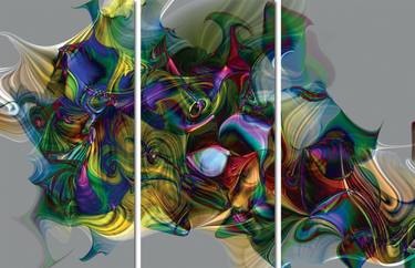 Original Modern Abstract Digital by Javier Diaz