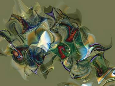 Original Modern Abstract Digital by Javier Diaz