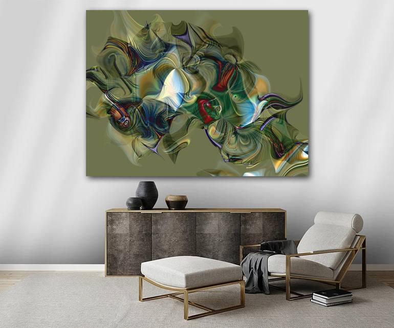 Original Modern Abstract Digital by Javier Diaz