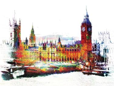Colores, Londres, Big Ben 2/XL large original artwork thumb