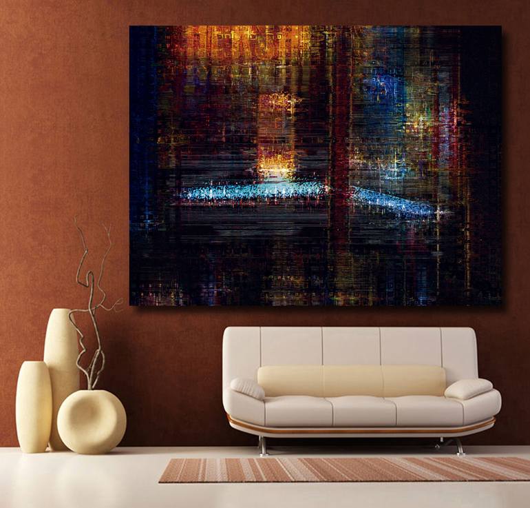 Original Contemporary Abstract Digital by Javier Diaz