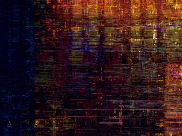 Original Contemporary Abstract Digital by Javier Diaz