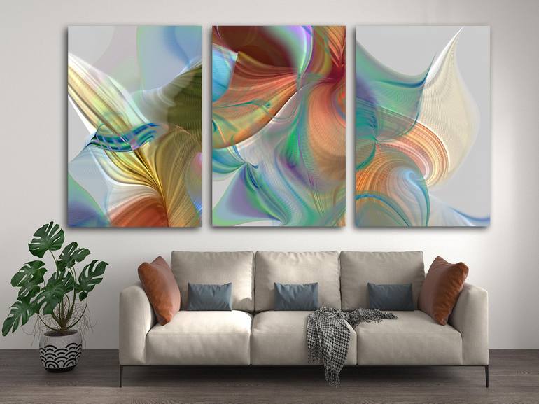 Original Modern Abstract Digital by Javier Diaz