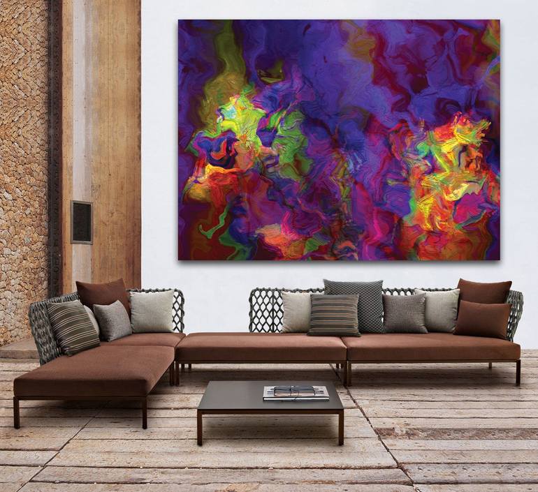 Original Modern Abstract Digital by Javier Diaz