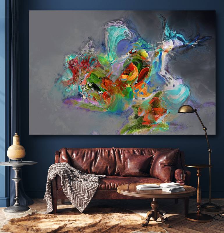 Original Modern Abstract Digital by Javier Diaz