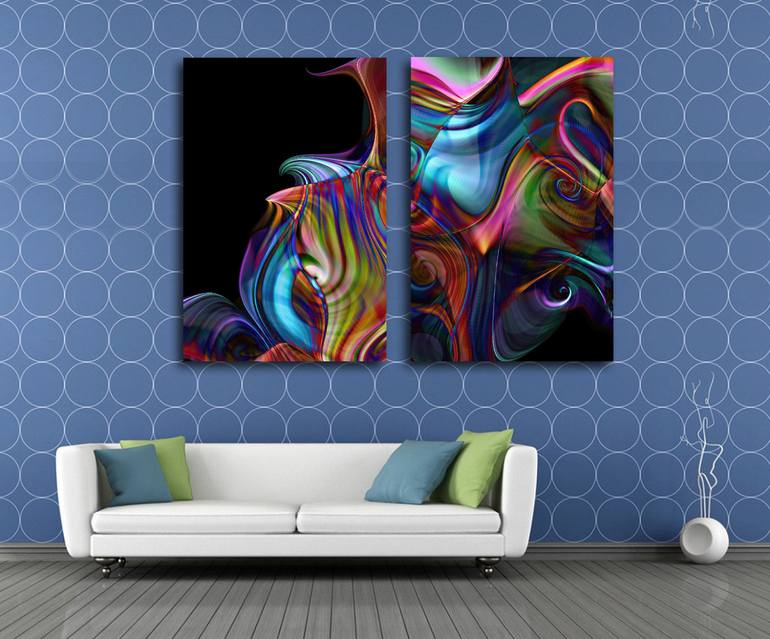 Original Minimalism Abstract Digital by Javier Diaz