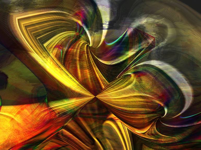 Original Modern Abstract Digital by Javier Diaz