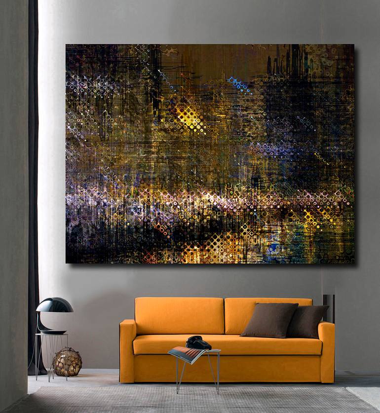 Original Contemporary Abstract Digital by Javier Diaz