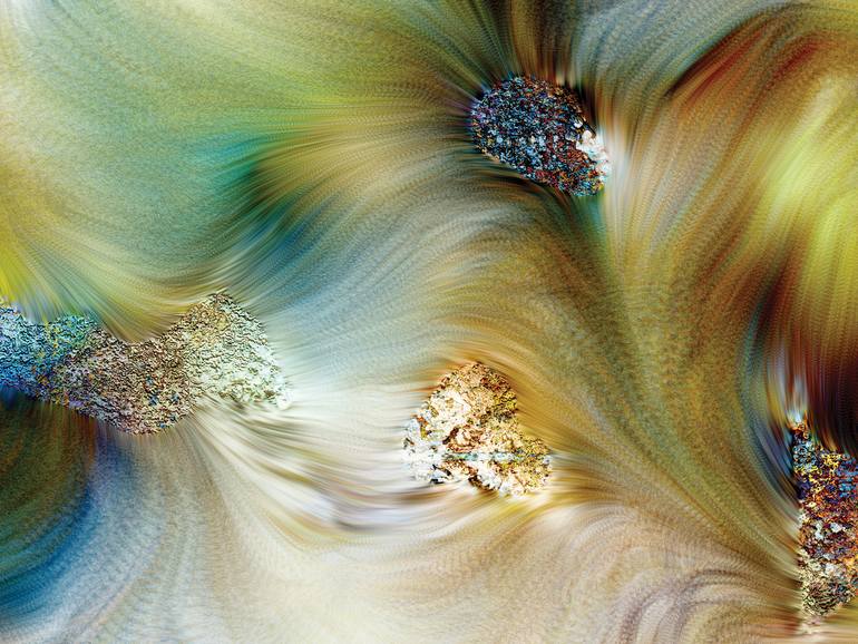 Original Contemporary Abstract Digital by Javier Diaz