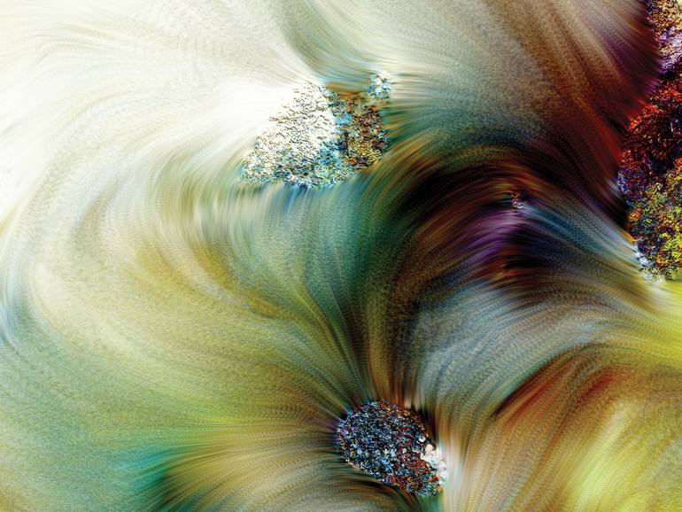 Original Contemporary Abstract Digital by Javier Diaz