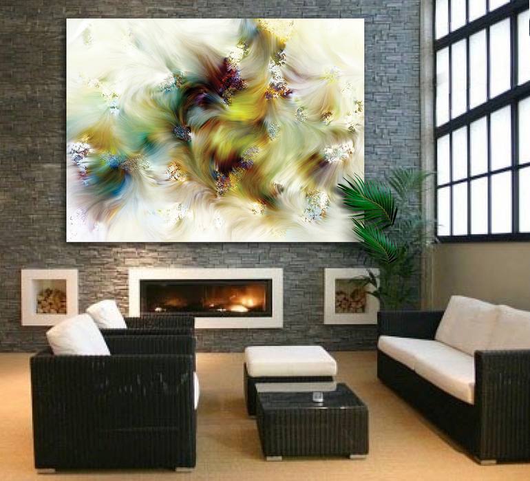 Original Contemporary Abstract Digital by Javier Diaz