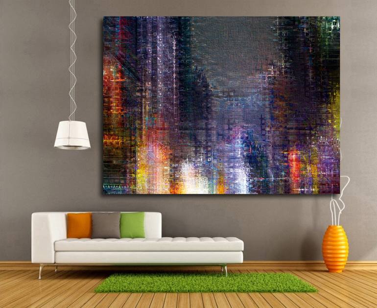 Original Contemporary Abstract Digital by Javier Diaz