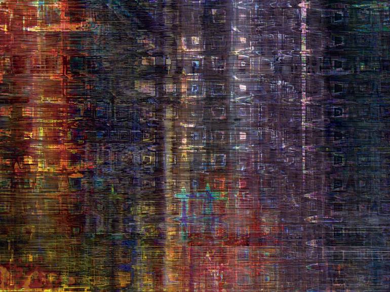 Original Contemporary Abstract Digital by Javier Diaz