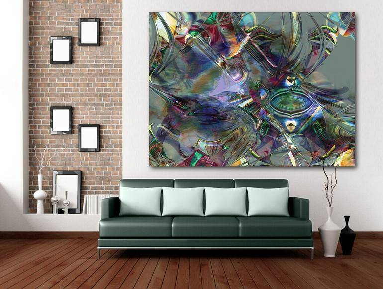 Original Contemporary Abstract Digital by Javier Diaz