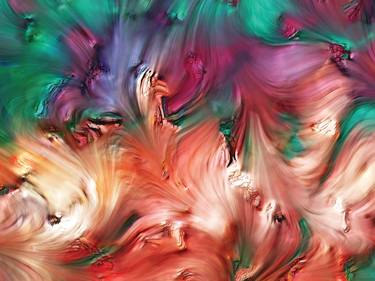 Original Abstract Expressionism Abstract Digital by Javier Diaz