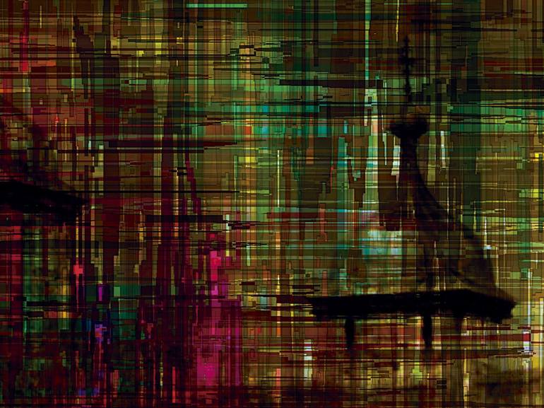 Original Abstract Cities Digital by Javier Diaz