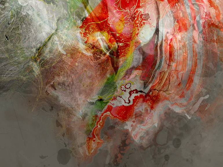 Original Contemporary Abstract Digital by Javier Diaz