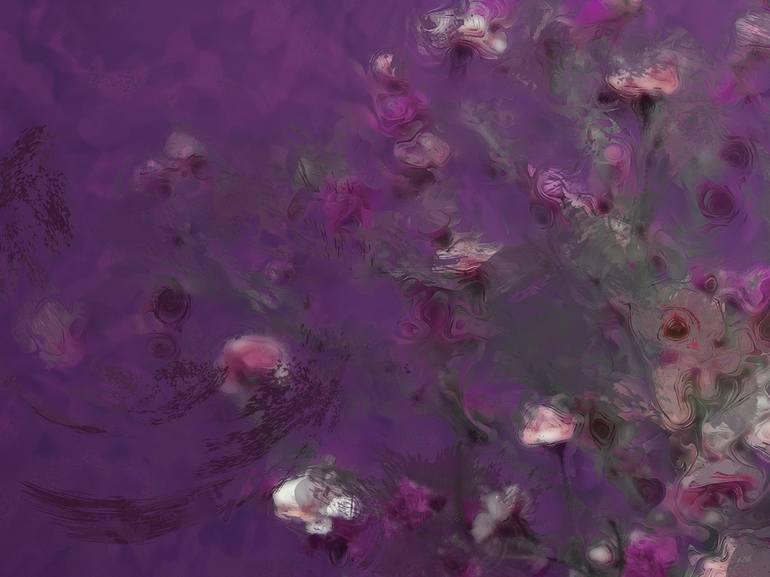 Original Figurative Floral Digital by Javier Diaz