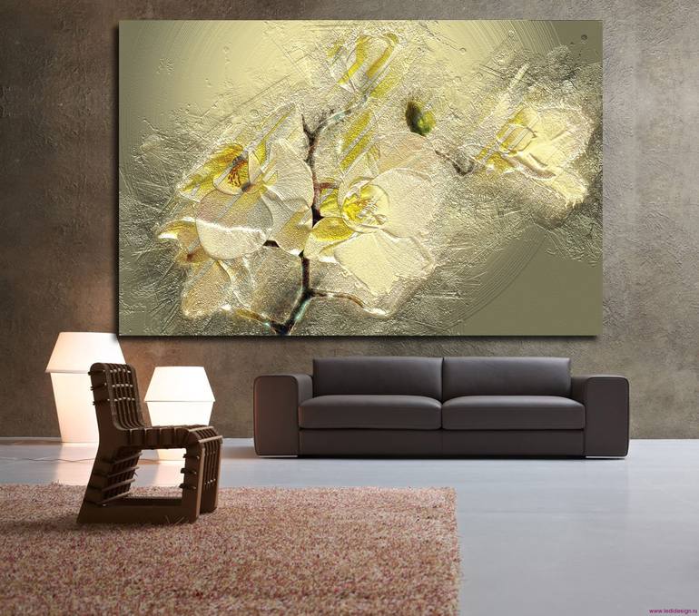 Original Contemporary Floral Digital by Javier Diaz