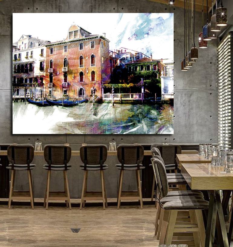 Original Figurative Cities Digital by Javier Diaz