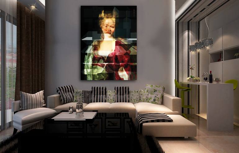 Original Contemporary People Digital by Javier Diaz