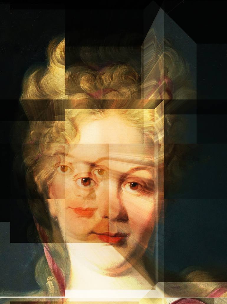 Original Contemporary People Digital by Javier Diaz