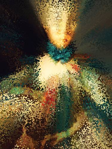 Print of Abstract Portrait Digital by Javier Diaz