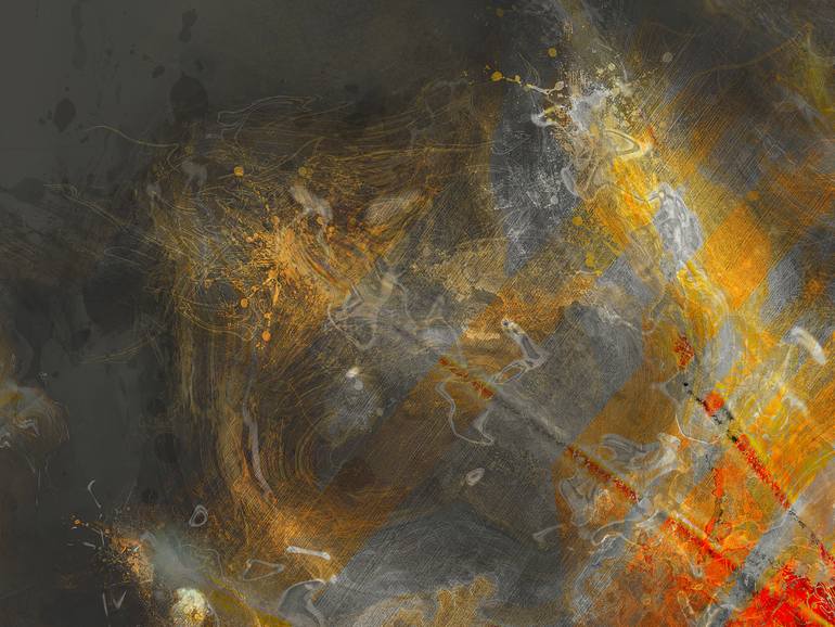 Original Contemporary Floral Digital by Javier Diaz