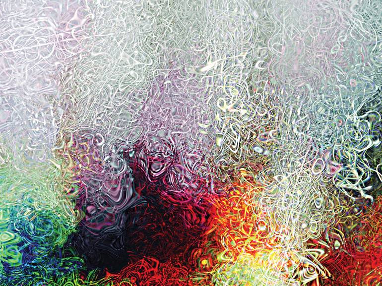 Original Contemporary Abstract Digital by Javier Diaz