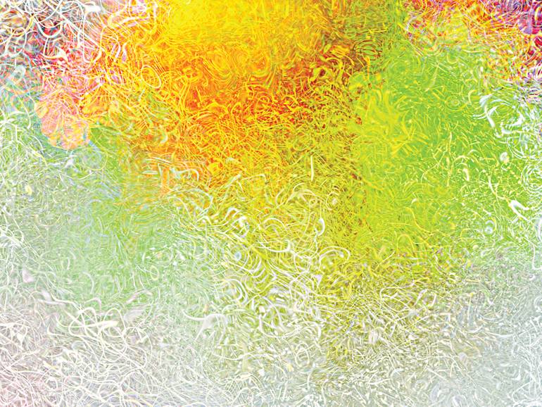 Original Contemporary Abstract Digital by Javier Diaz